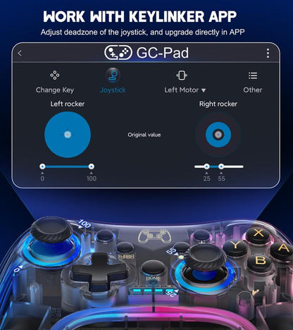 Wireless Switch Pro Controllers with RGB Light